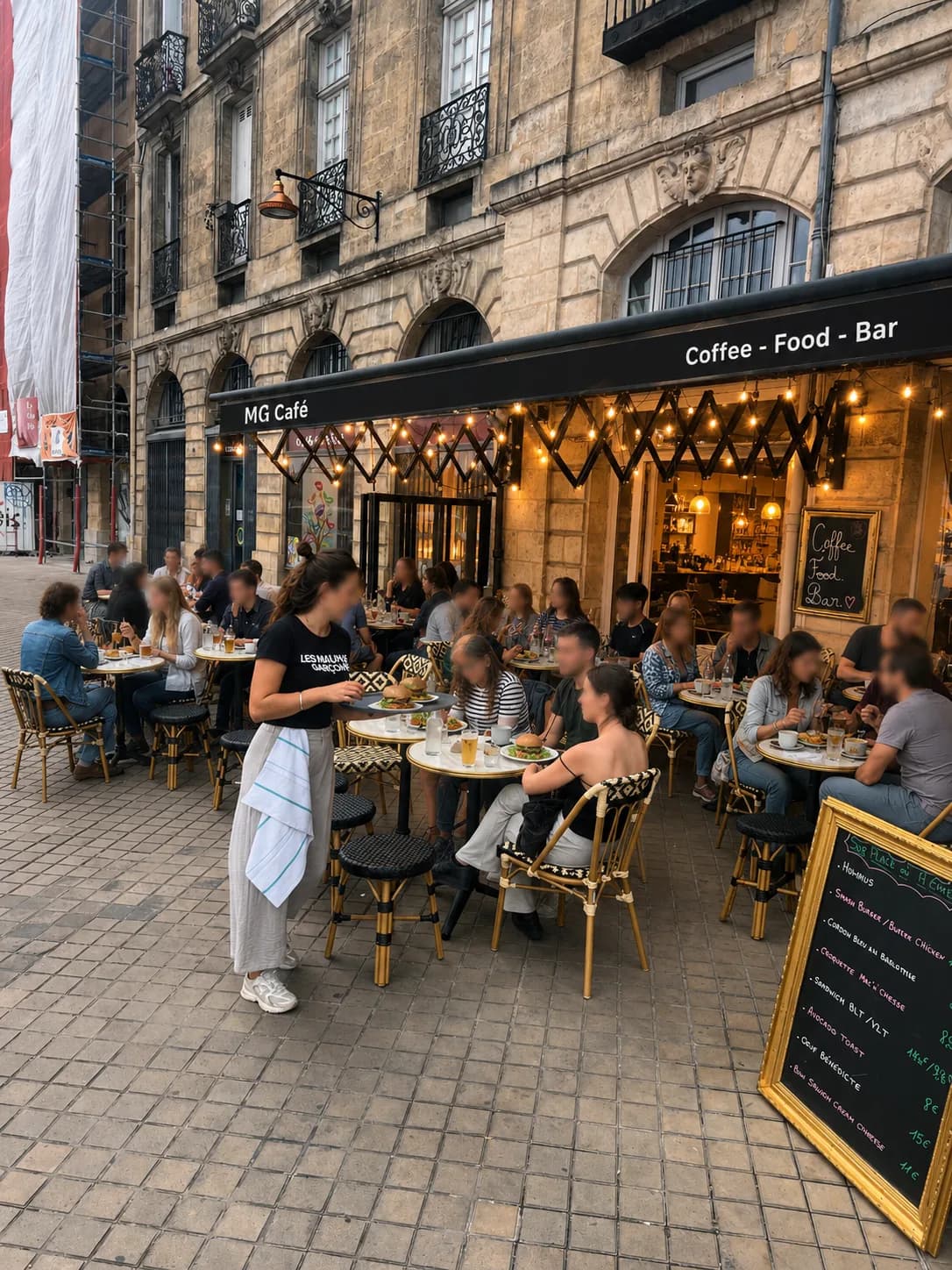La terrasse, quai Richelieu
