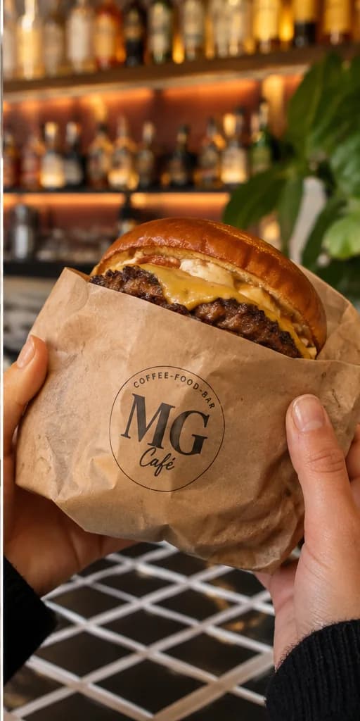 Burger dans son papier kraft MG